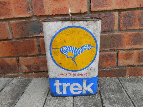Vintage Trek Motor Oil Can